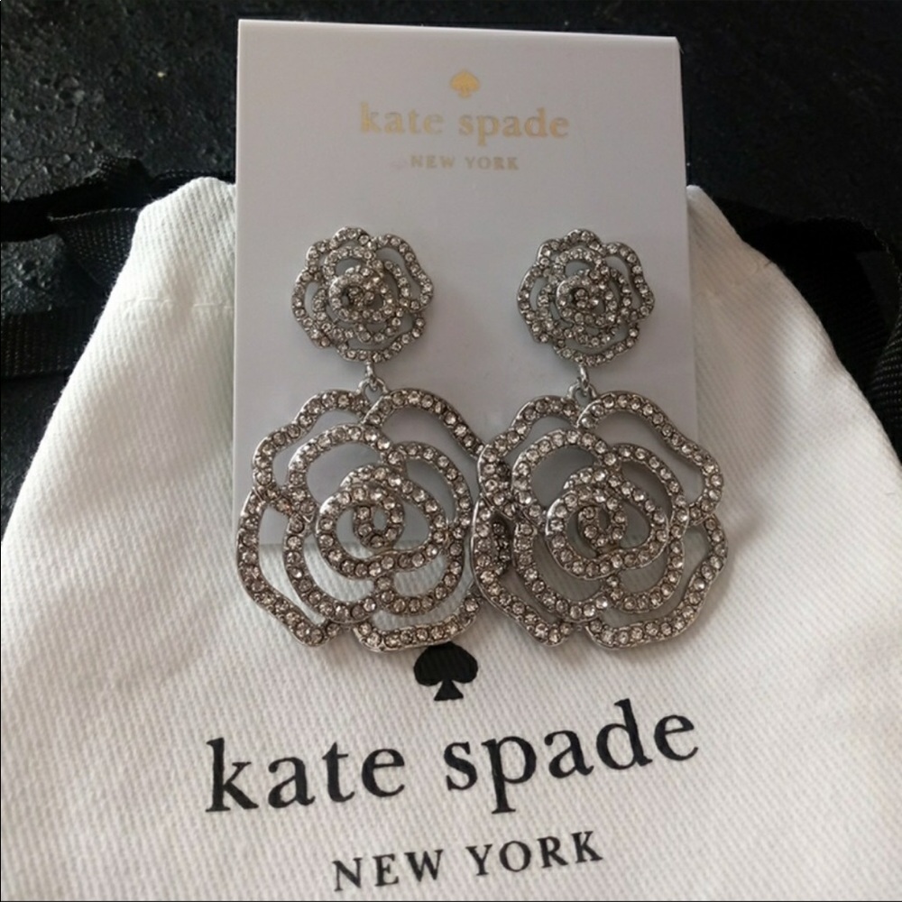 Kate Spade Rose earrings